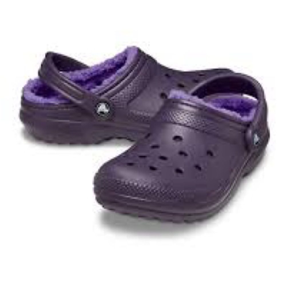 Unisex Purple Lined Clogs Mens 9 / Womens 11 NWT